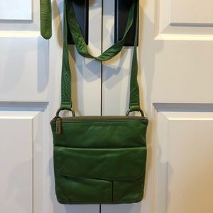 Vintage Green hobo crossbody